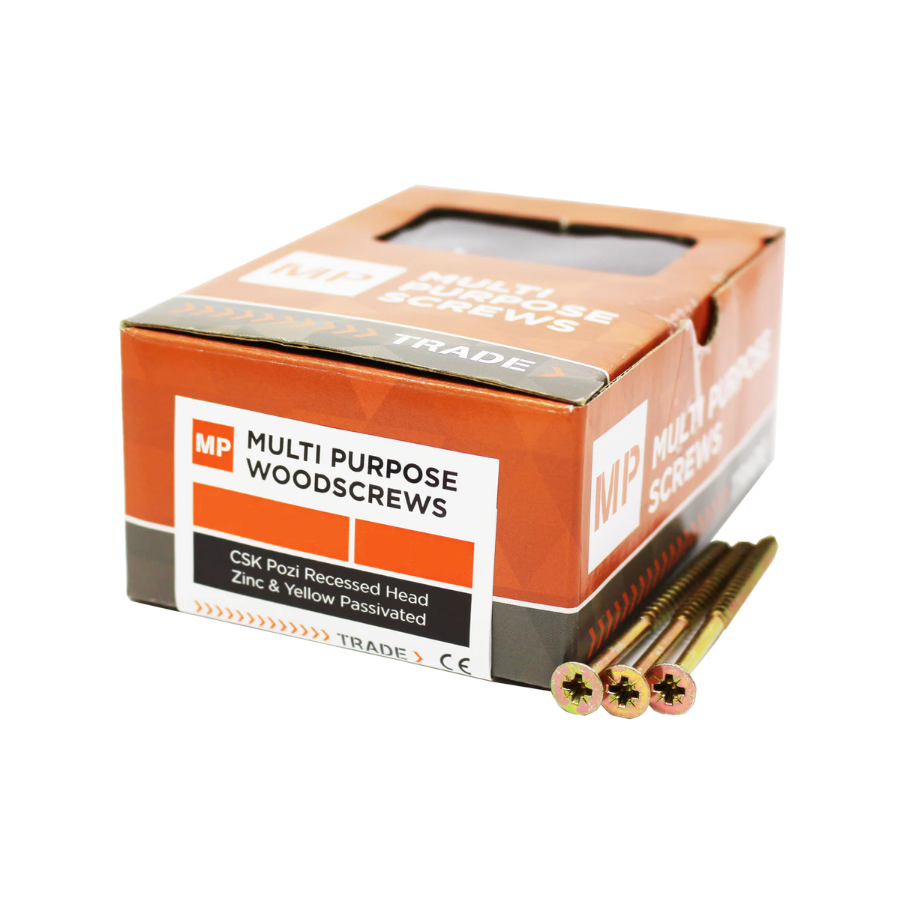 M4.5 x 70mm Multi Purpose Wood Screws (100)