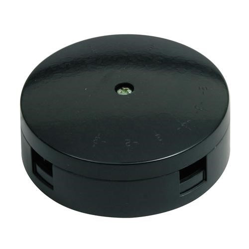 30A 3-Terminal Black Heavy Duty Junction Box 85mm IP20