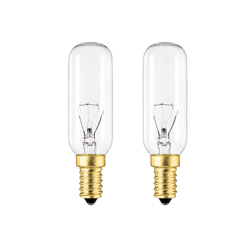 40W SES E14 Dimmable Cooker Hood Light Bulb, Clear Tubular 240V