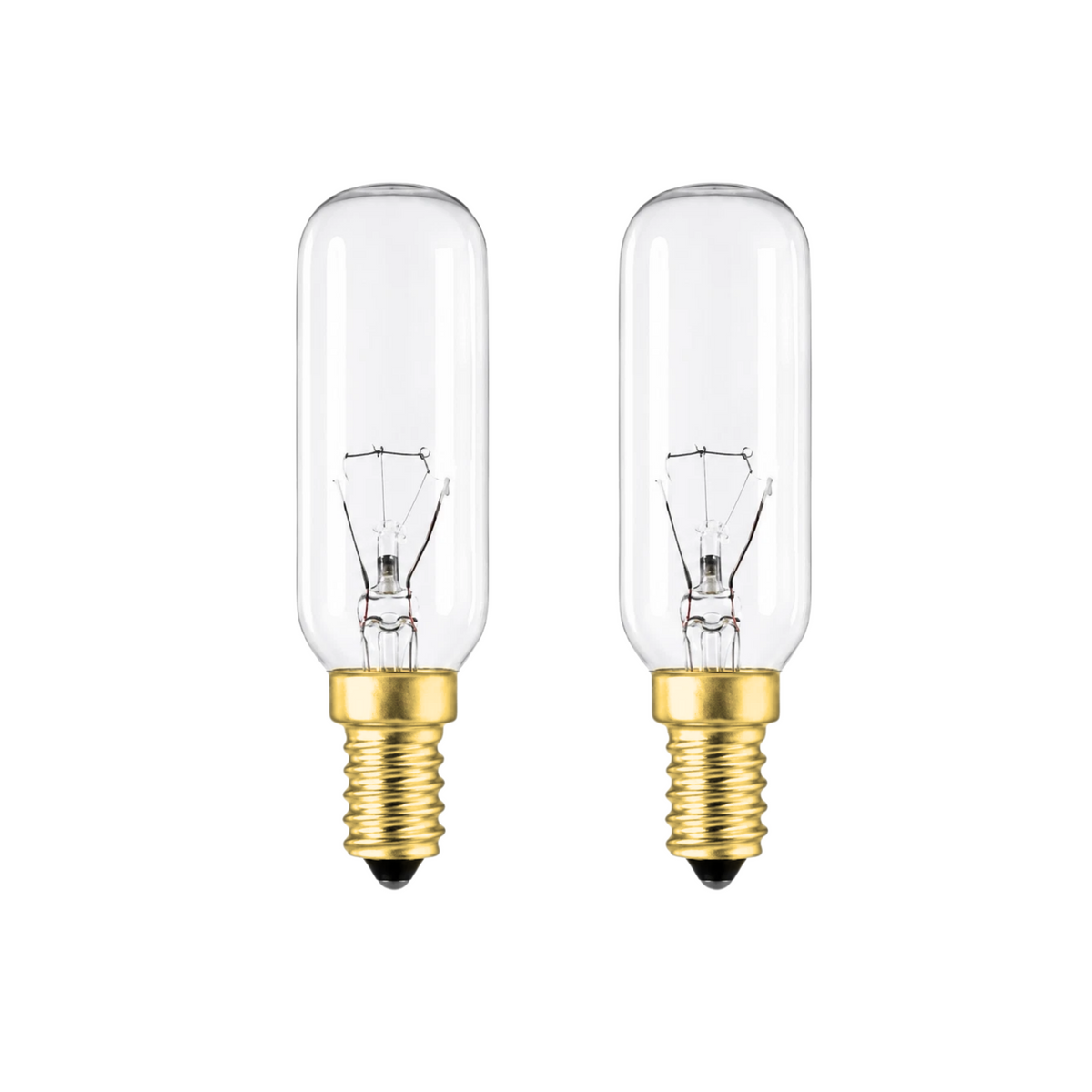 40W SES E14 Dimmable Cooker Hood Light Bulb, Clear Tubular 240V