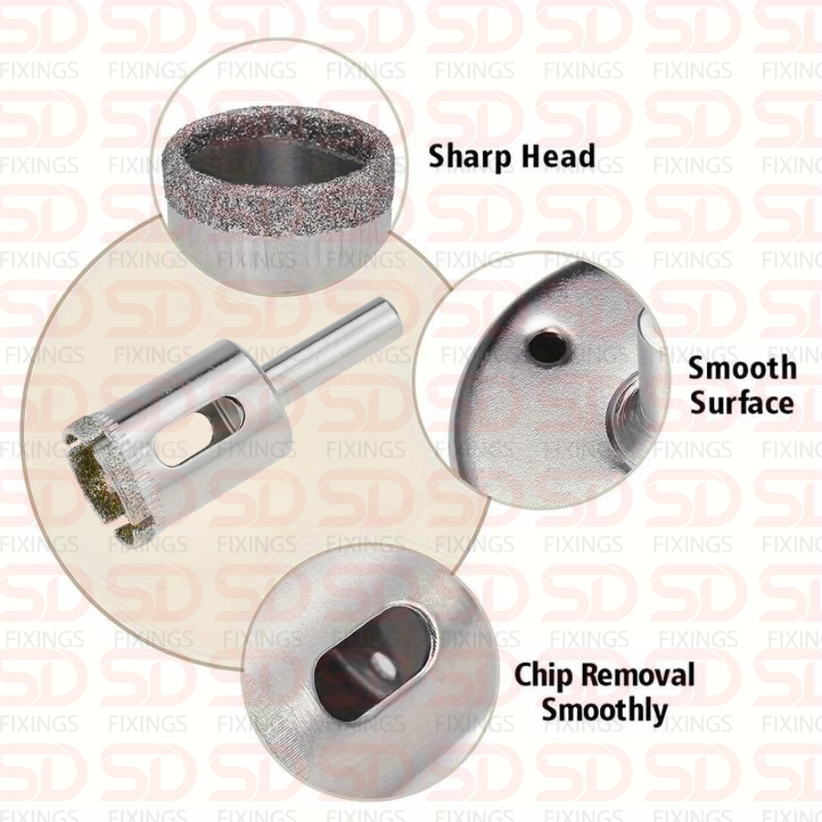 10mm Diamond Coated Hole Saw Drill Bits