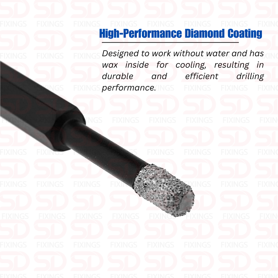 Dry Cut Diamond Hole Saw 8mm