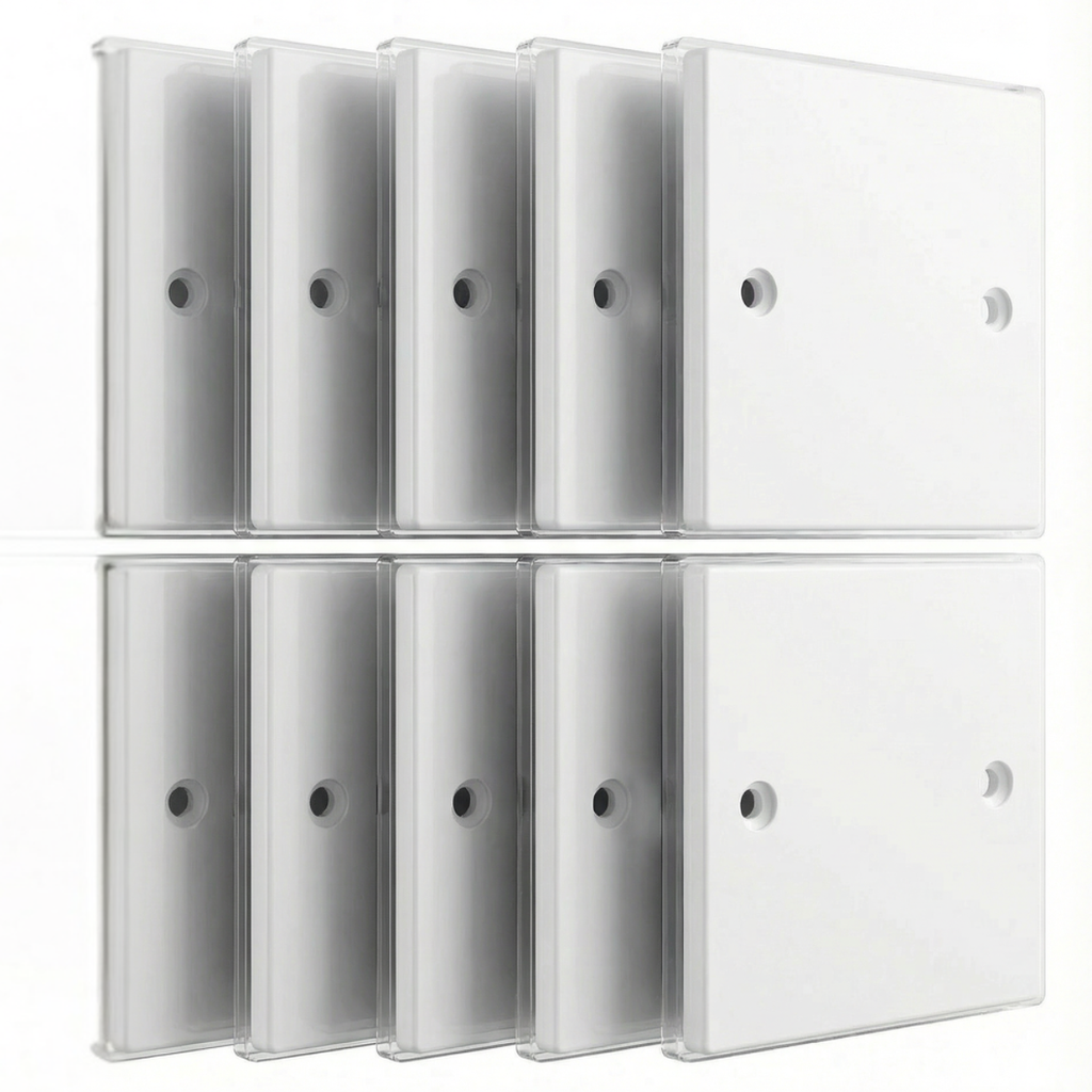 Electrical Blanking Plate 1 Gang – White / Standard Fit