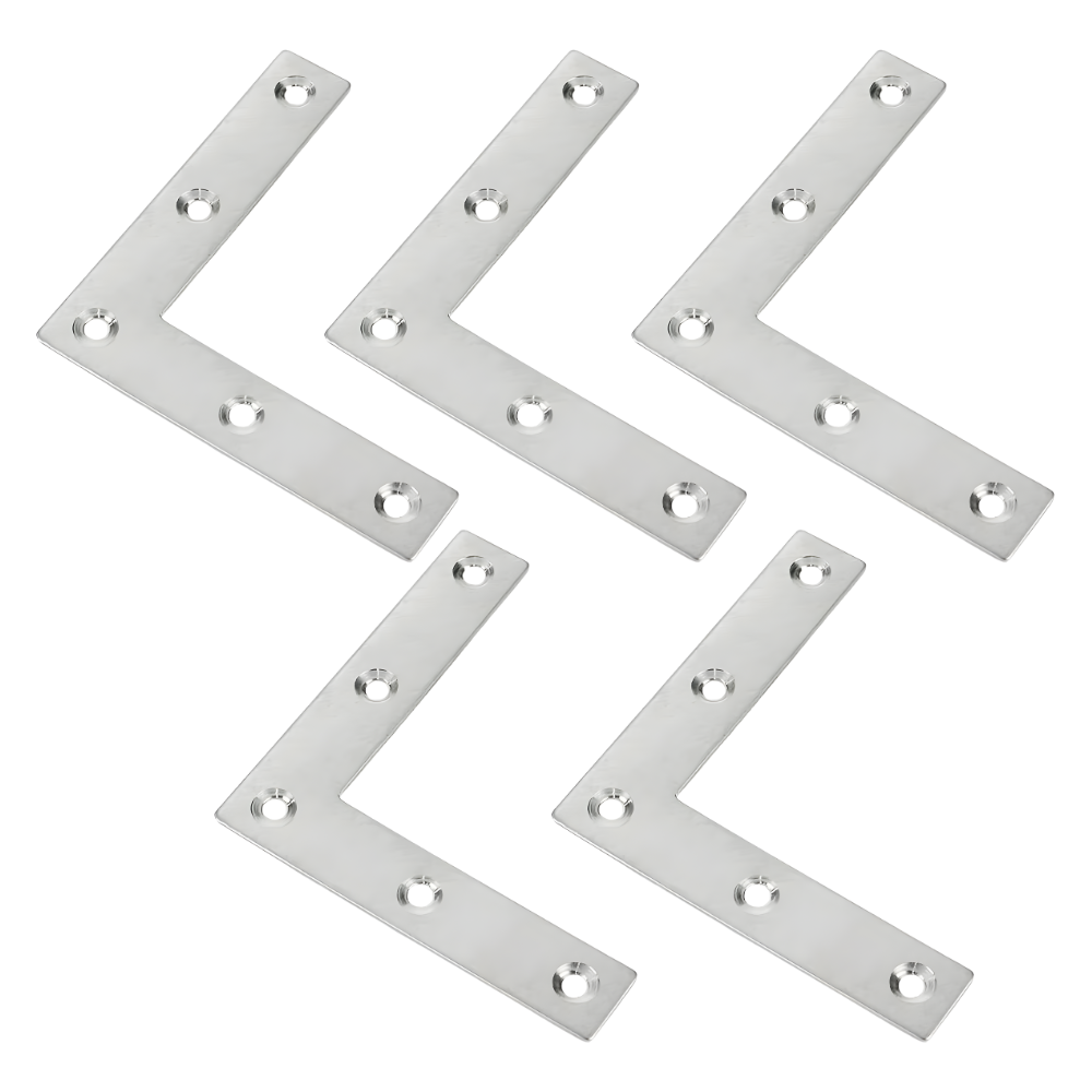 80x80x1mm L-Shape Flat Angle Bracket