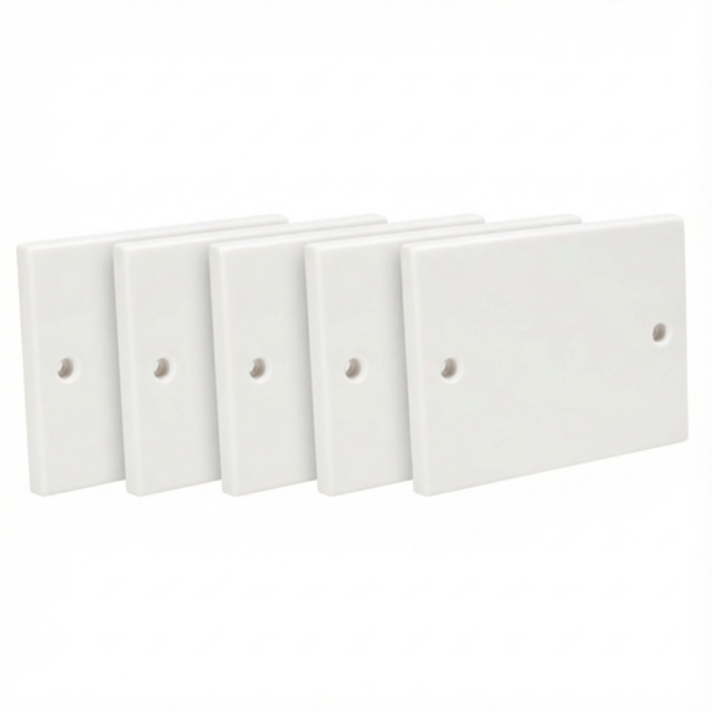 Electrical Blanking Plate 2 Gang – White / Standard Fit