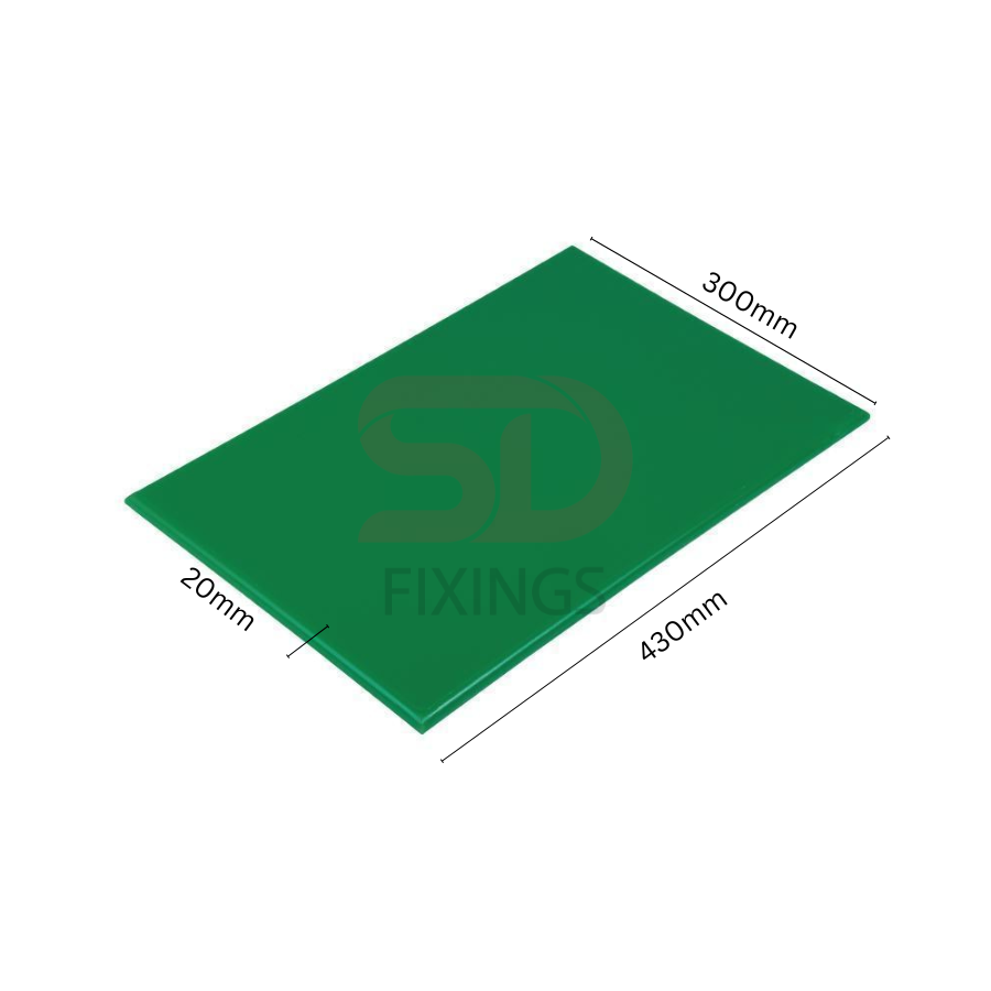 Professional Plastic Chopping Board 400x300x20mm – Heavy Duty Cutting, Dicing & Slicing Board