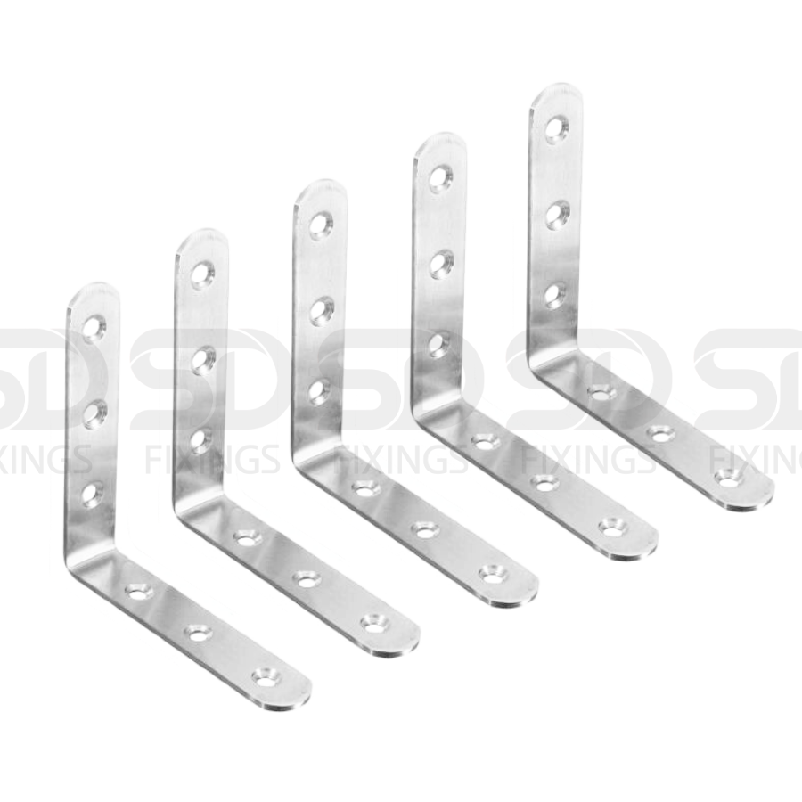 10 PCS Angle L Shaped Brackets 100x100x20mm
