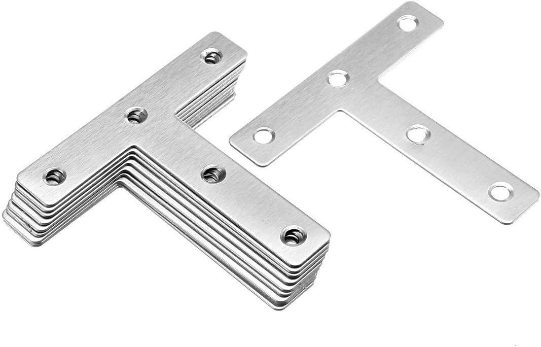 80x80x1.2mm T-Shape Flat Mending Plate Bracket