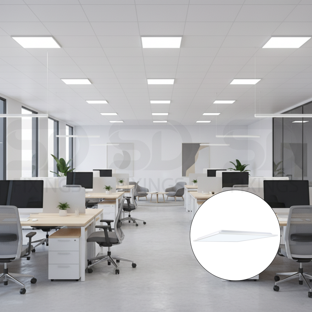LED Ceiling Light 36W Square Panel – 4000K Cool White