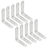 10 PCS Angle L Shaped Brackets 80x80x19mm