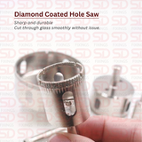 8mm Diamond Coated Hole Saw Drill Bits