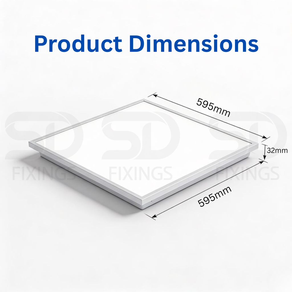 LED Ceiling Light 36W Square Panel – 4000K Cool White