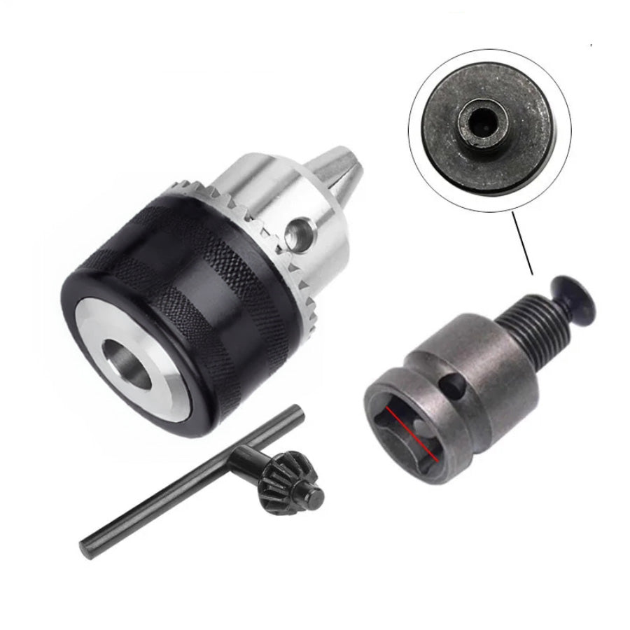 Keyed Chuck With Square Adaptor
