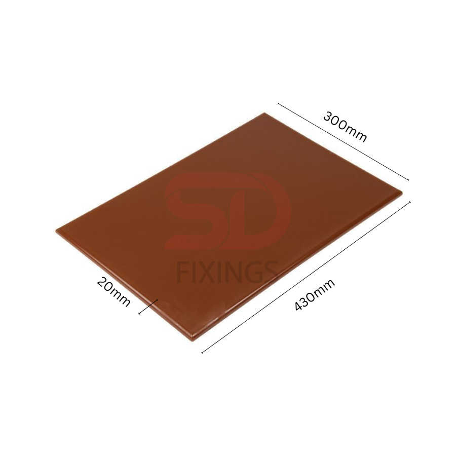 Professional Plastic Chopping Board 400x300x20mm – Heavy Duty Cutting, Dicing & Slicing Board