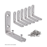 10 PCS Angle L Shaped Brackets 65x65x19mm