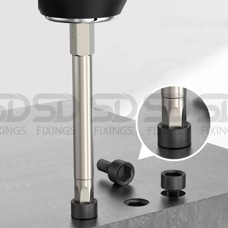 Screwdriver Bit 1/4" Hex 50mm - H1.5-H12