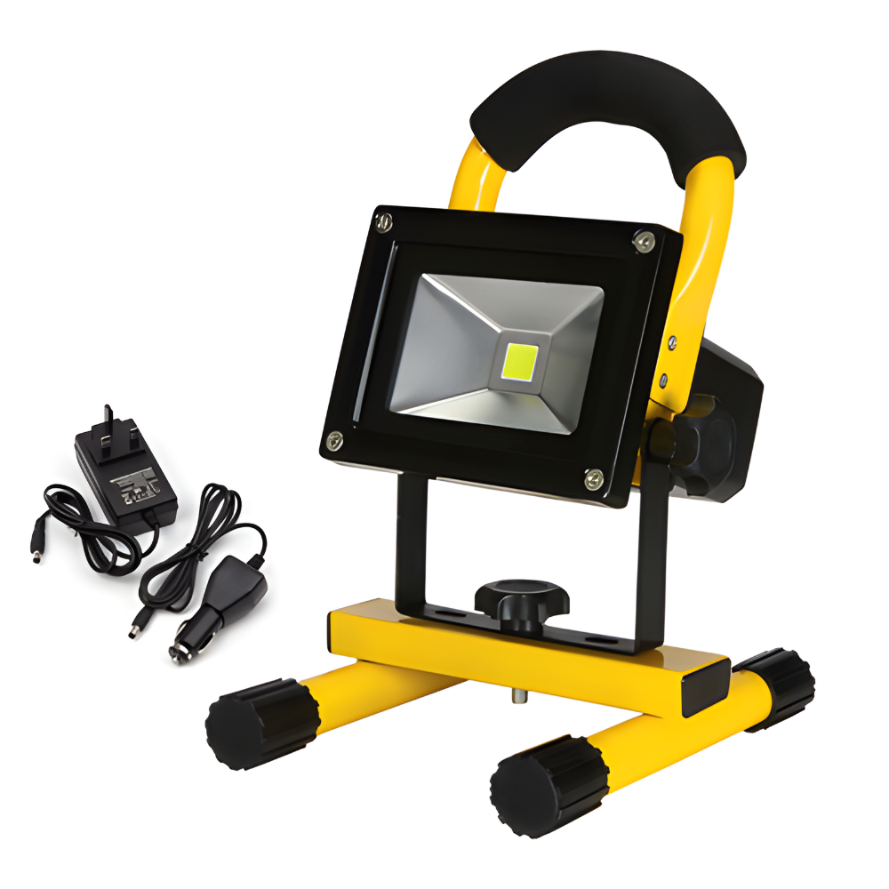 10W Rechargeable LED Task Light with Stand (Portable Site Light)