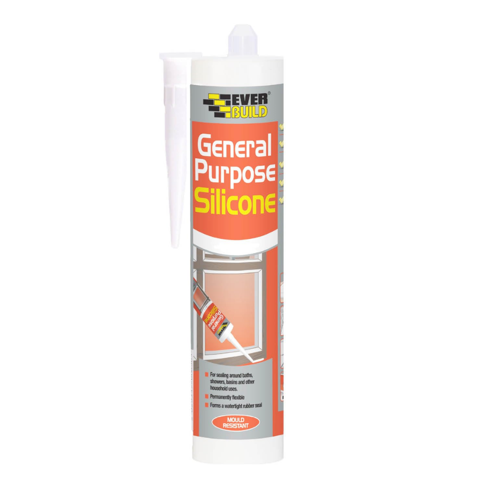Everbuild General Purpose Silicone Clear 280ml