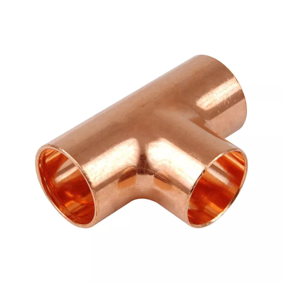 15mm End Feed Equal Tee – Copper Plumbing Fitting