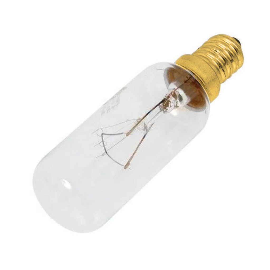 40W SES E14 Dimmable Cooker Hood Light Bulb, Clear Tubular 240V