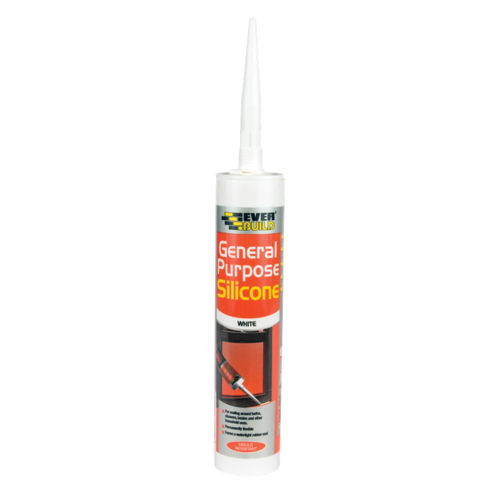 Everbuild General Purpose Silicone White 280ml