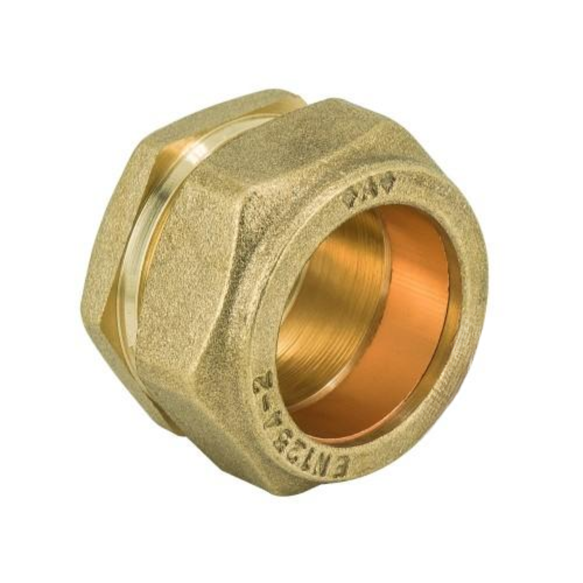 Compression Stop End 28mm – Brass Pipe Fitting | WRAS Approved | Hot & Cold Water Systems