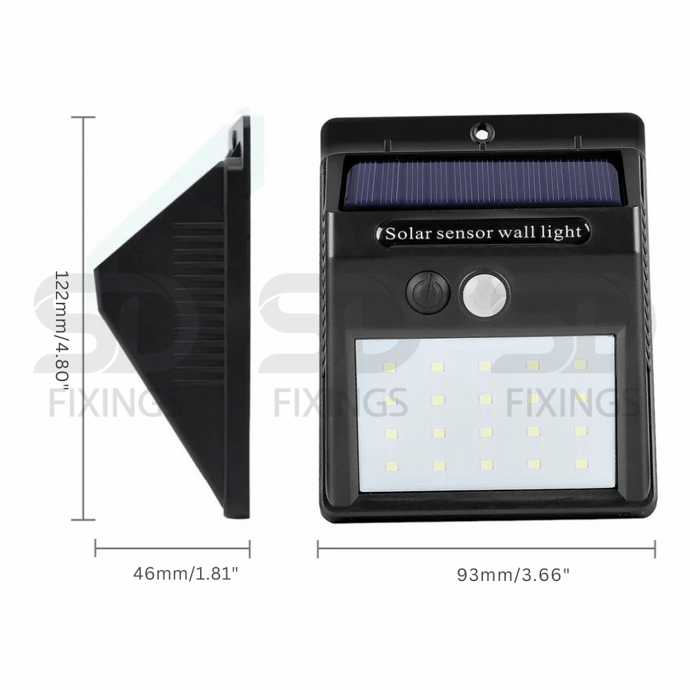 40 LED Solar-Powered Outdoor Security Lights with PIR Motion Sensor, Waterproof Wireless Solar Wall Light for Garden, Street, Yard, Patio