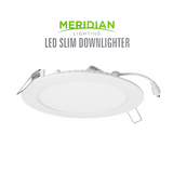 6W IP20 Natural White Meridian LED Ultra Slim Downlight Panel Light