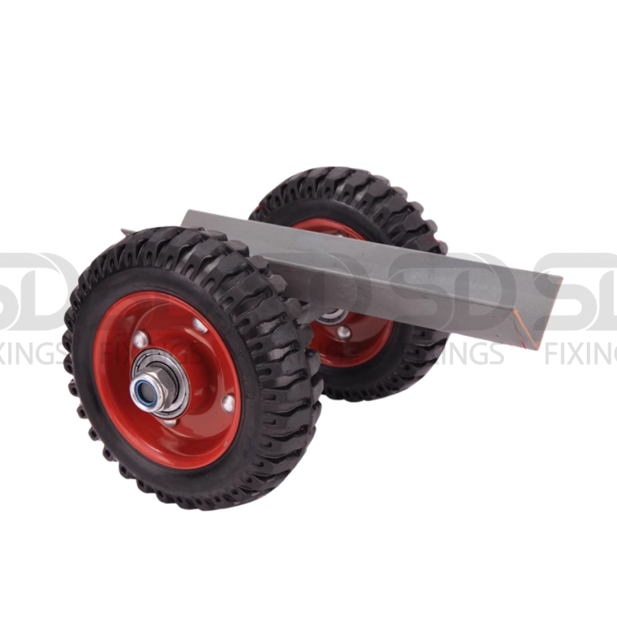 SDFIXINGS Heavy Duty Panel Dolly with V-Section – 300kg Capacity