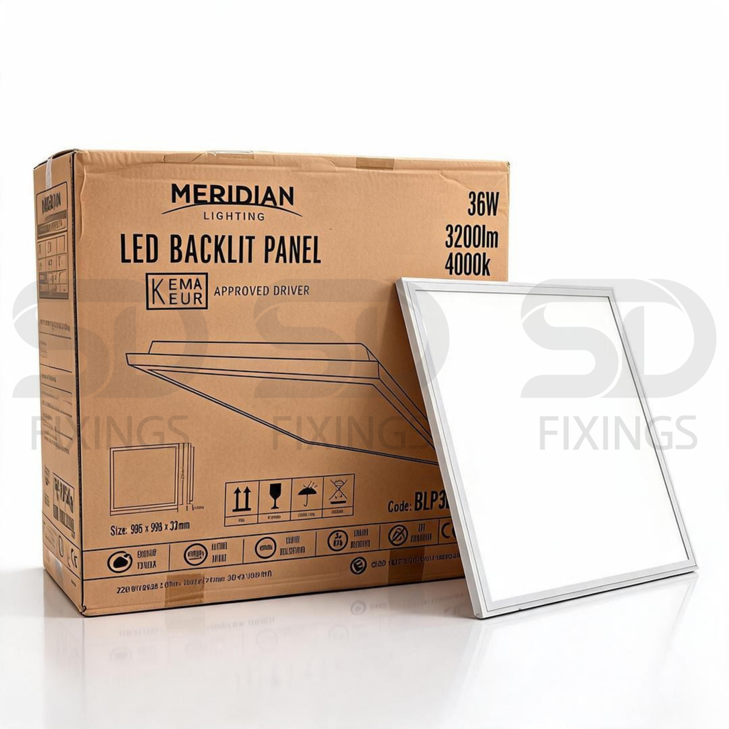 LED Ceiling Light 36W Square Panel – 4000K Cool White