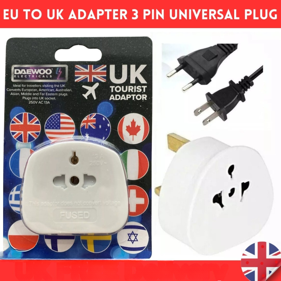 Travel Adaptor – Visitor to UK