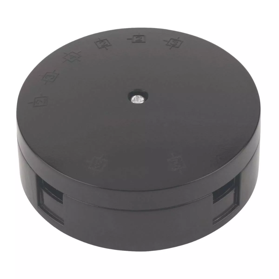 30A Junction Box – 3 Terminal – 2.5mm Cable – Black