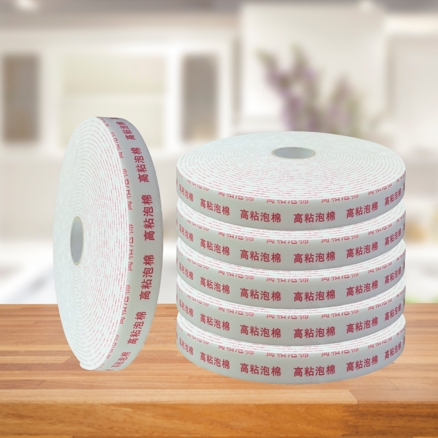Double Sided Foam Tape Strong Sticky Adhesive Craft Mounting 20mm x 10M White