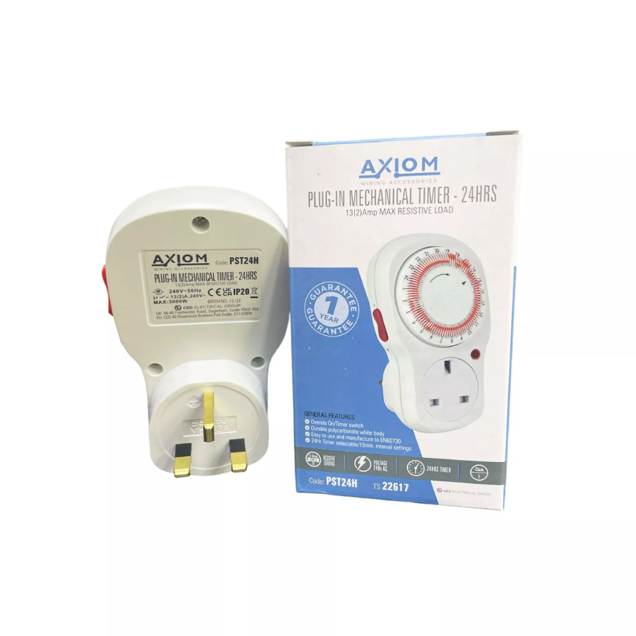 CED 24Hr Segment Timer Switch 13Amp 3kW 15min