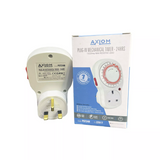 CED 24-Hour Segment Timer Switch – 13A / 3kW – 15-Minute Intervals – White