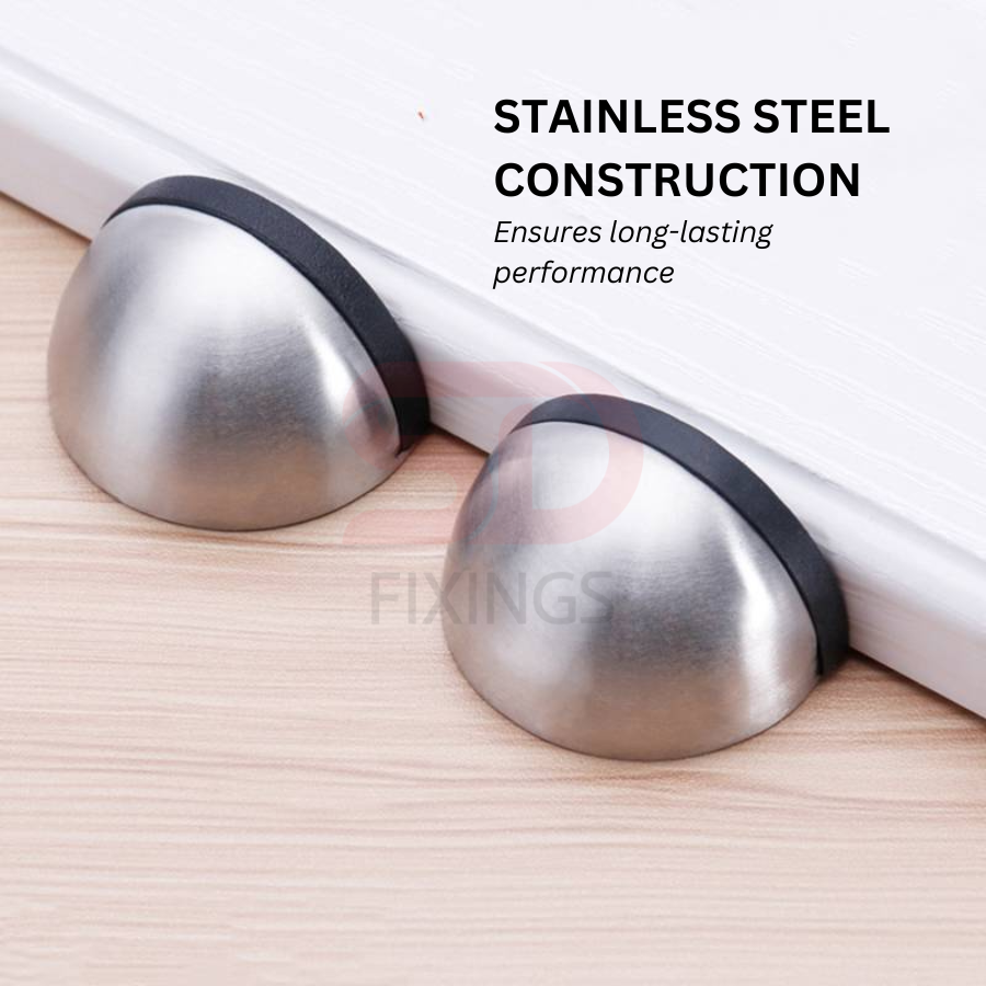 Stainless Steel Oval Floor Door Stop