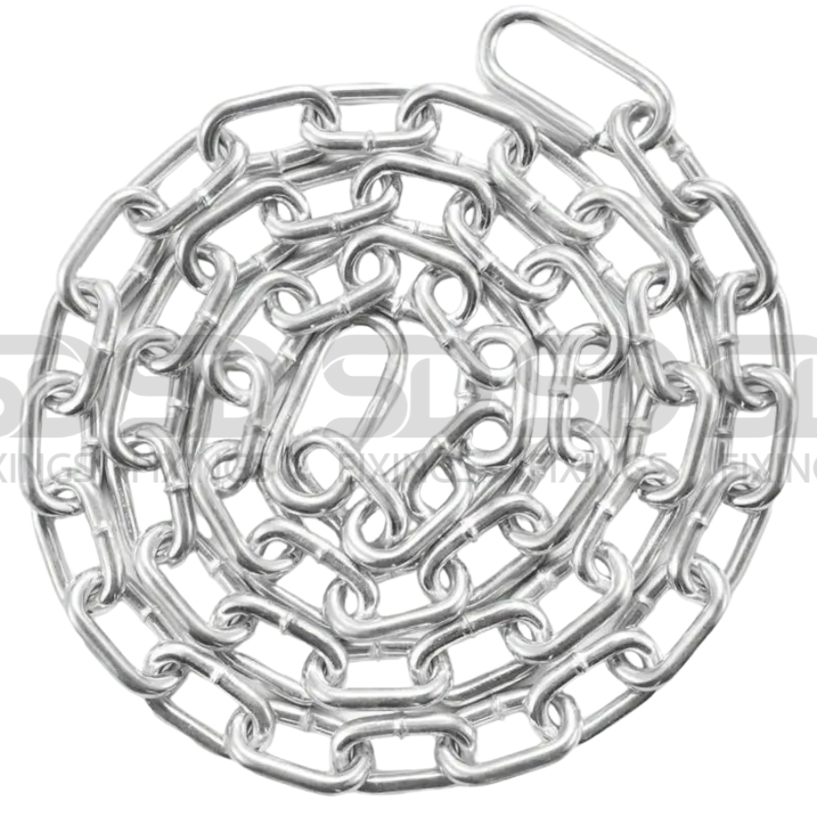 3mm Heavy Duty Steel Link Chain – By the Metre