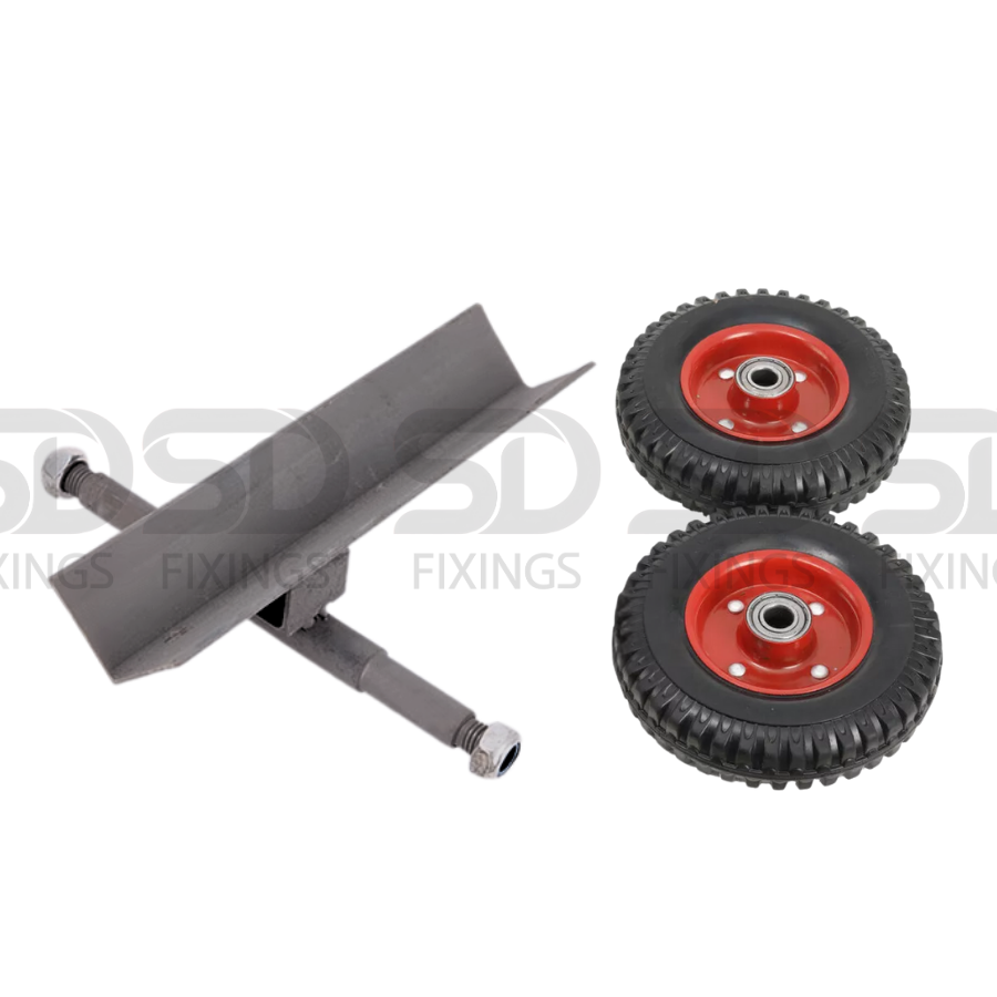 SDFIXINGS Heavy Duty Panel Dolly with V-Section – 300kg Capacity