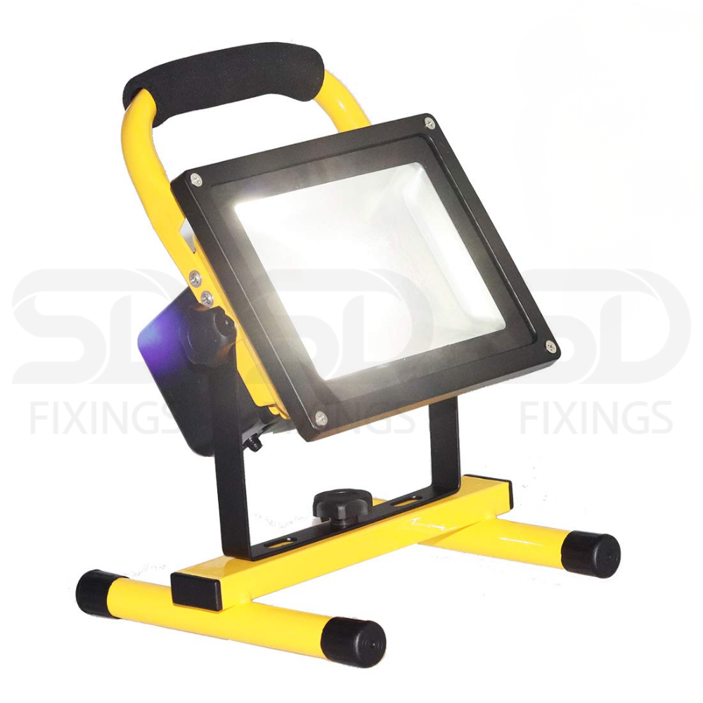 10W Rechargeable LED Task Light with Stand (Portable Site Light)