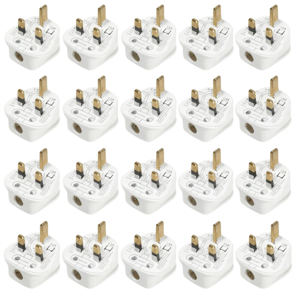 Axiom 13A Fused Mains Plug Top | 3-Pin UK Plug | BS1363