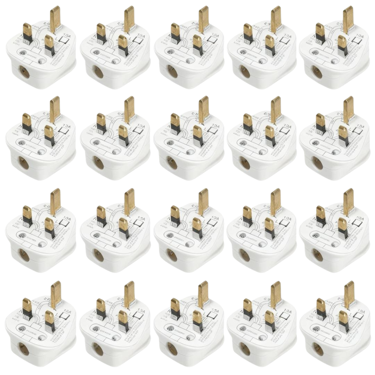 Axiom 13A Fused Mains Plug Top | 3-Pin UK Plug | BS1363