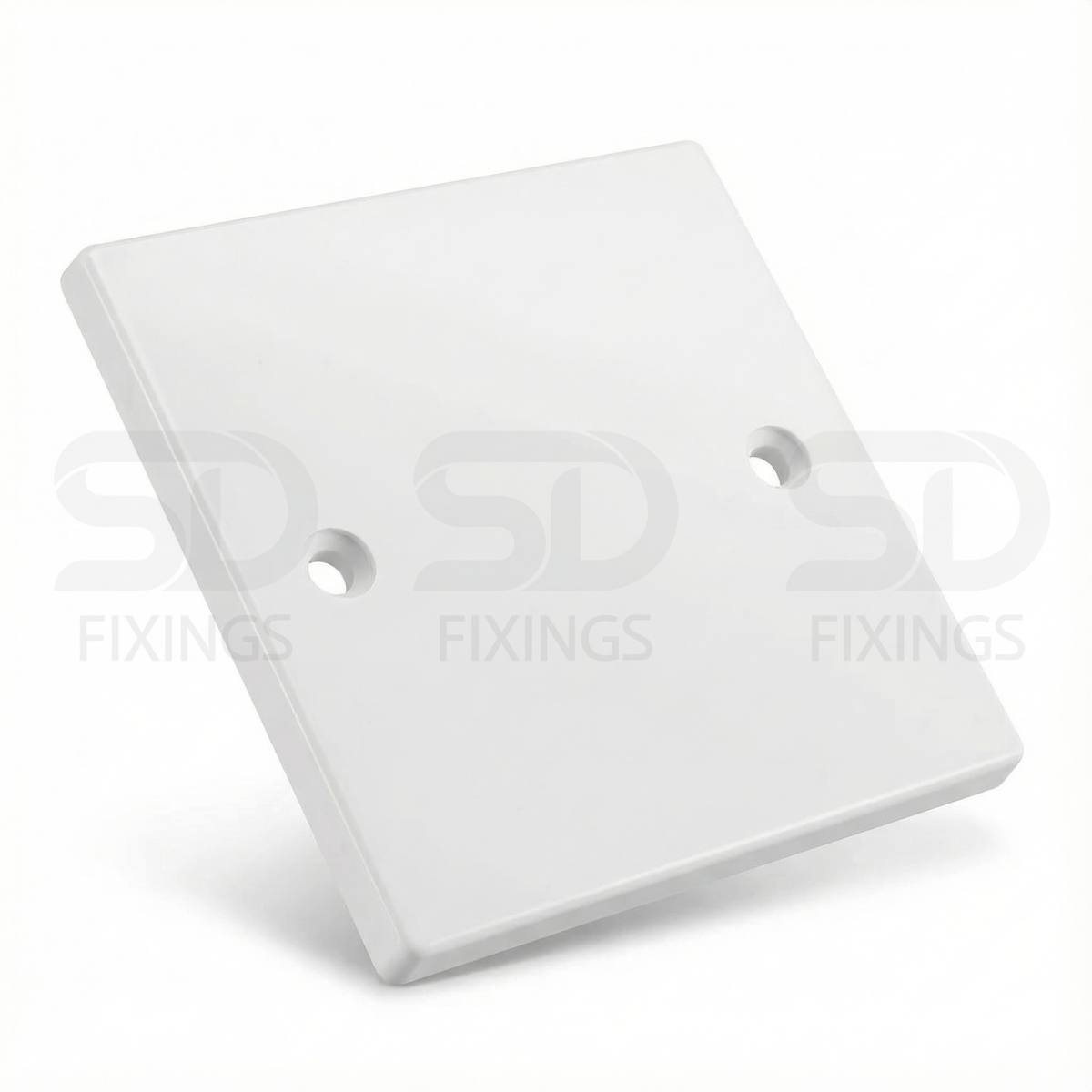 Electrical Blanking Plate 1 Gang – White / Standard Fit