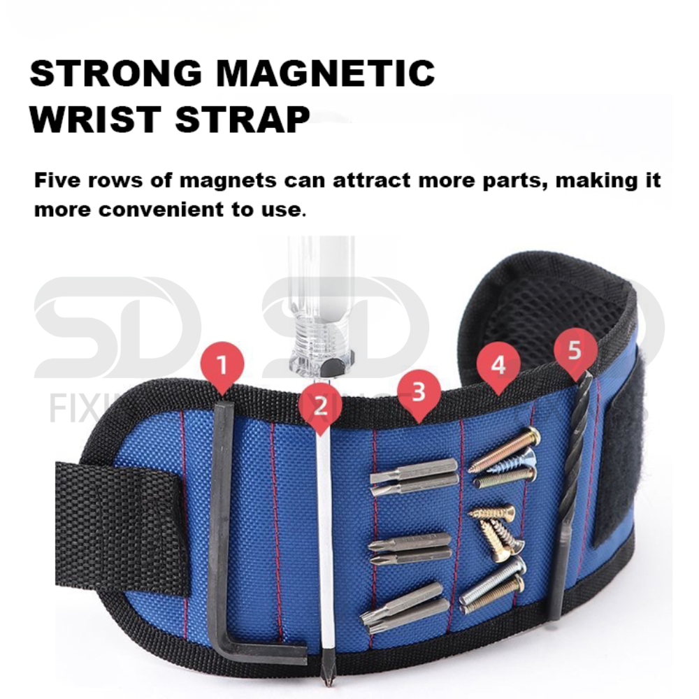 Magnetic Wristband for Tools – Gifts for Men Dad Christmas, Birthday & Stocking Filler, DIY Gadget for Handy Husband, Him – 2026 Secret Santa Ideas