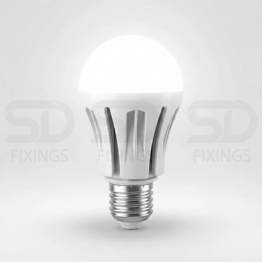 12W LED Bulb E27 A60 Dimmable, 1100 Lumens, 6500K Cool White – Meridian Lighting