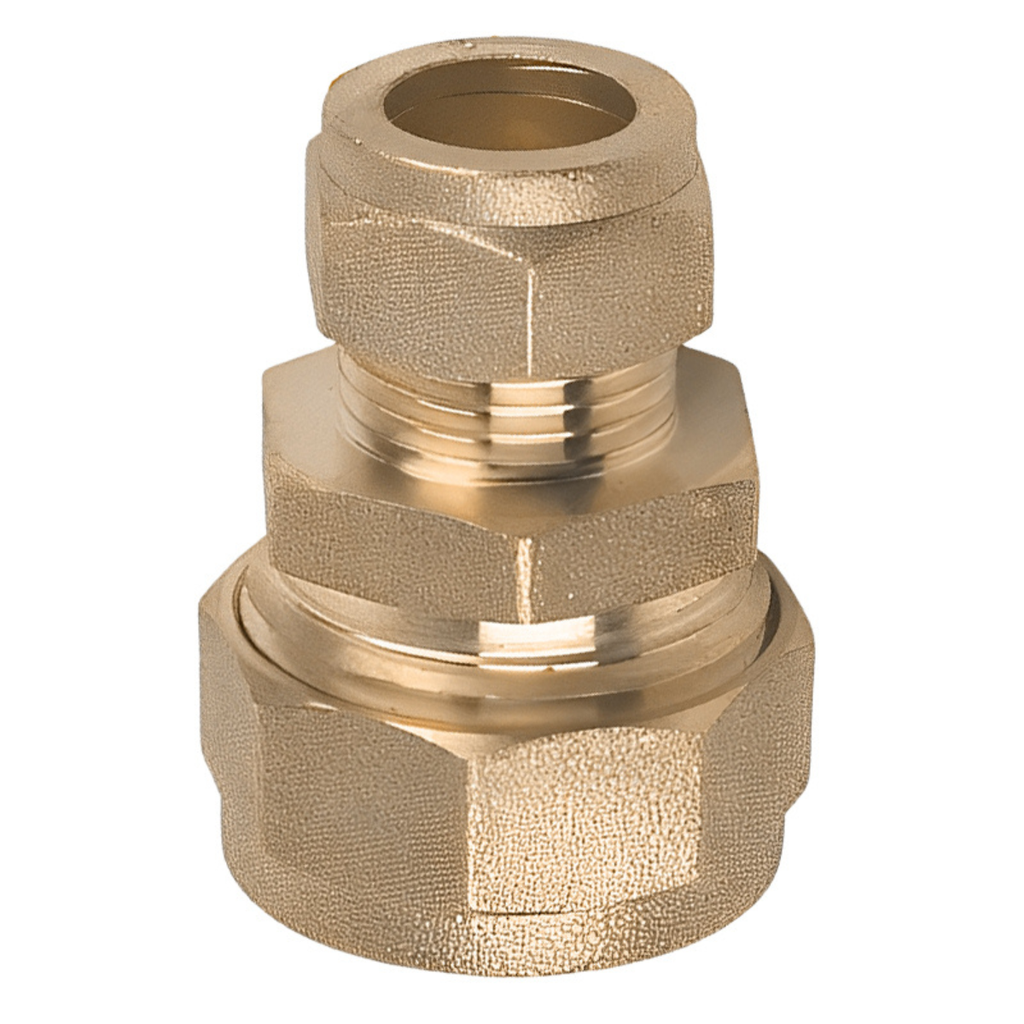 Compression Reducing Coupling 15mm x 10mm – Brass Fitting with Pre-Loaded Olive | Hot & Cold Water Systems, WRAS Approved