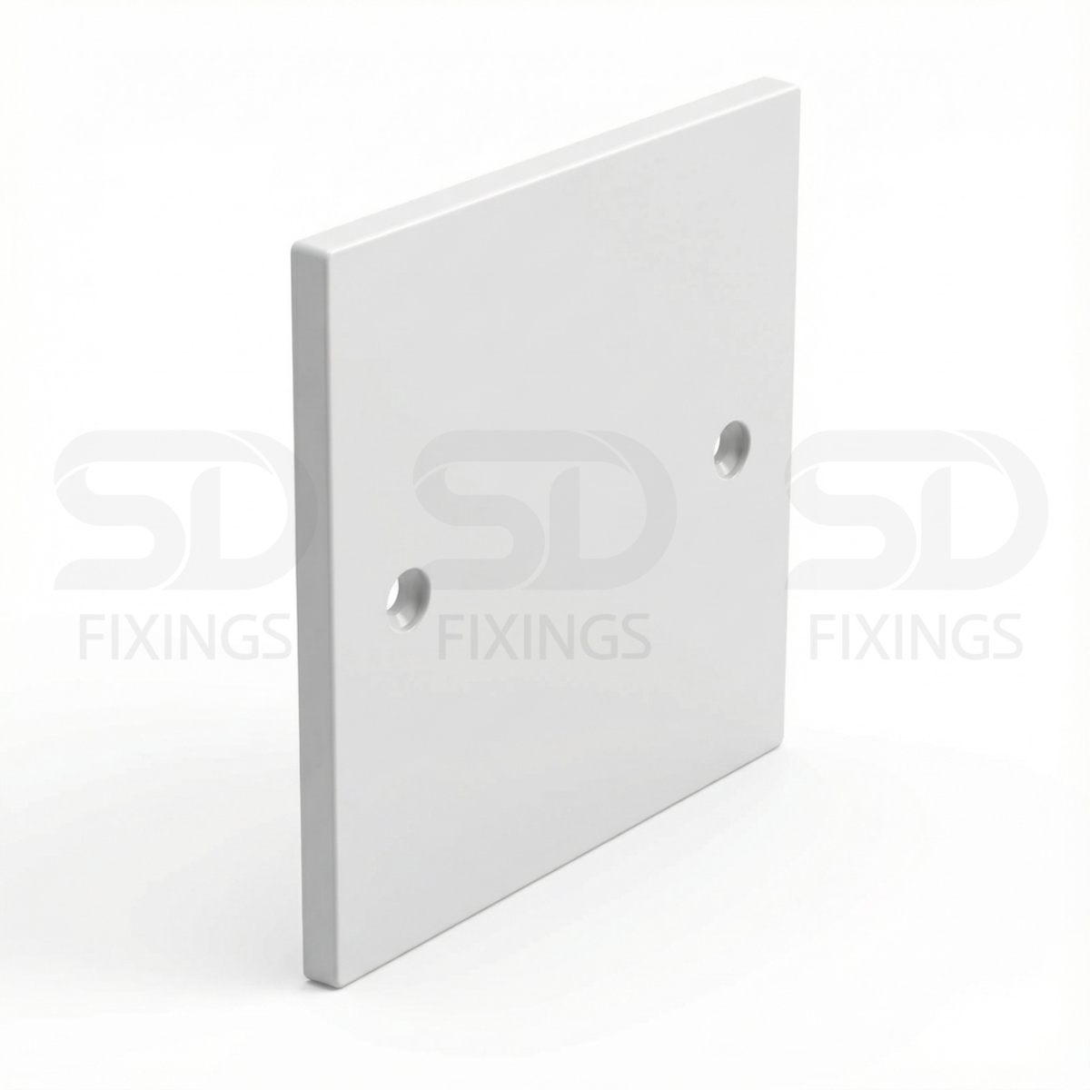 Electrical Blanking Plate 1 Gang – White / Standard Fit