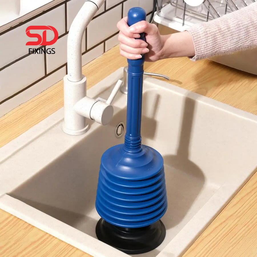 Plunger for Sink/Toilet - Blue
