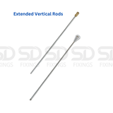 180mm Pop-Up Sink Waste Replacement Rod for Bathroom Basin