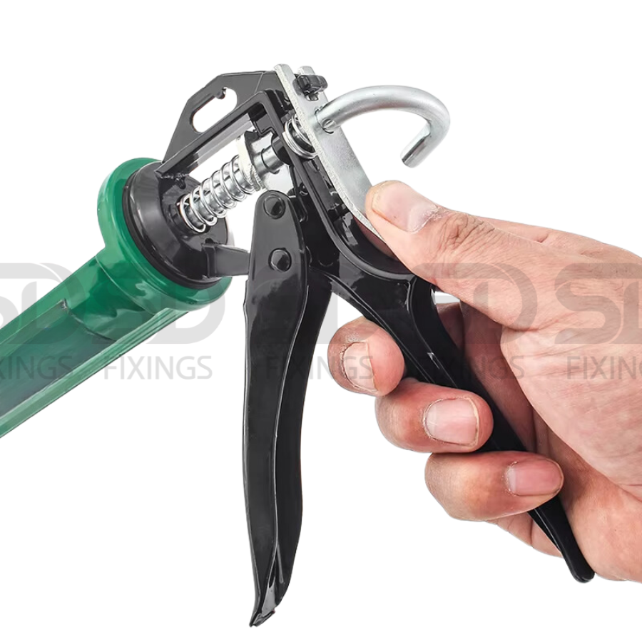 300ml Heavy Duty Professional Silicone Caulking Sealant Adhesive Tube Gun
