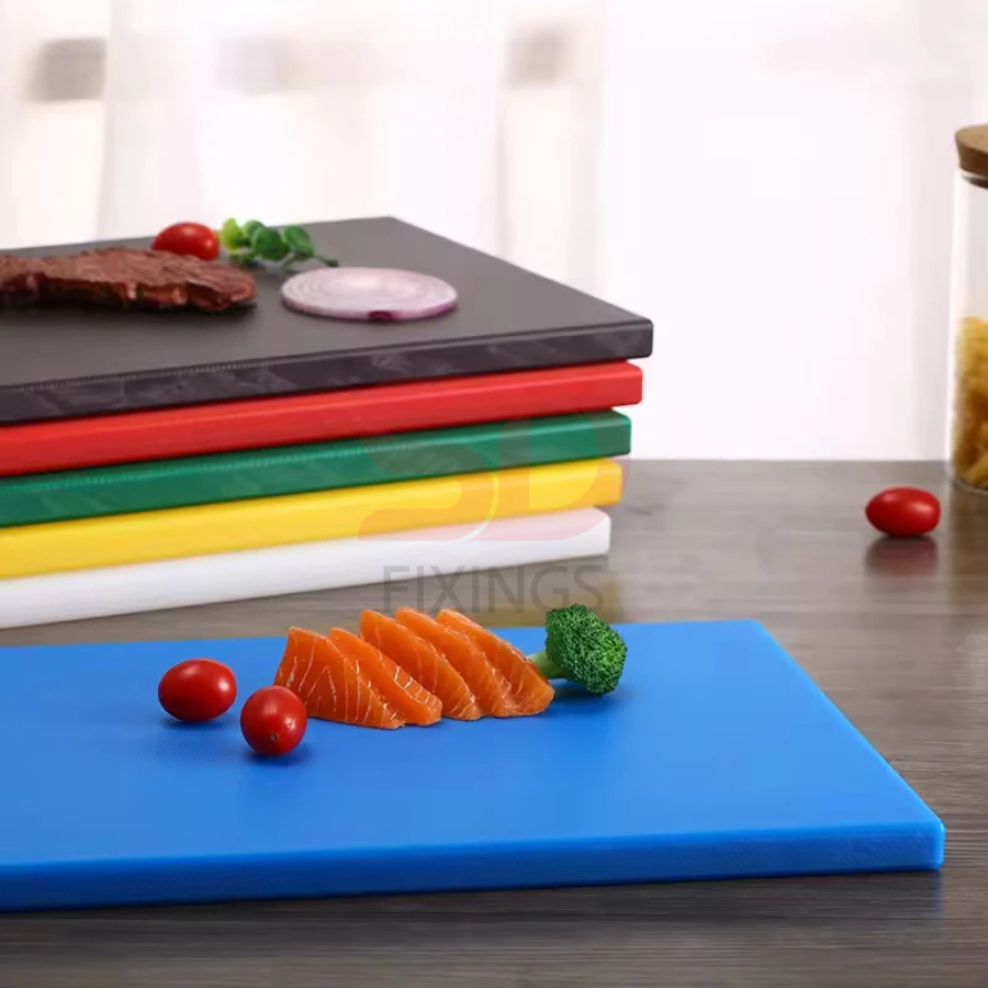 Professional Plastic Chopping Board 400x300x20mm – Heavy Duty Cutting, Dicing & Slicing Board